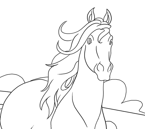 horse coloring pages horse drawings horse painting